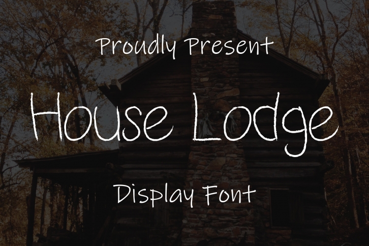 House Lodge Font Download