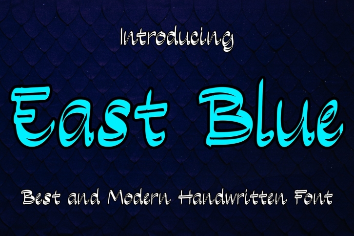 East Blue Font Download