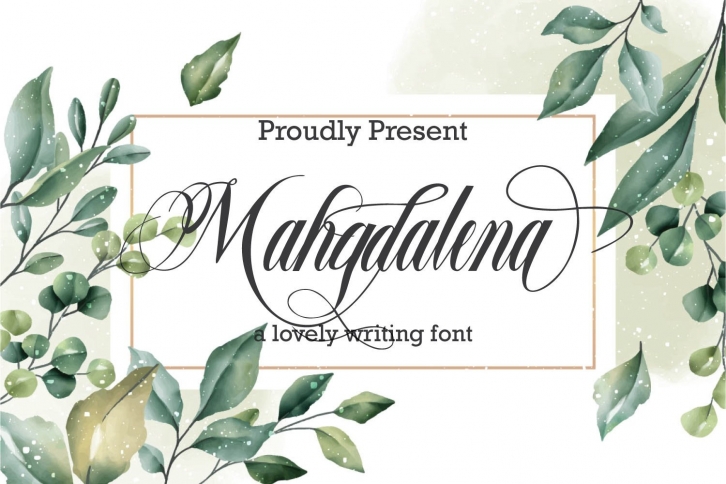 Mahgdalena Font Download