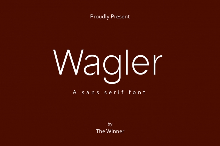 Wagler Font Download
