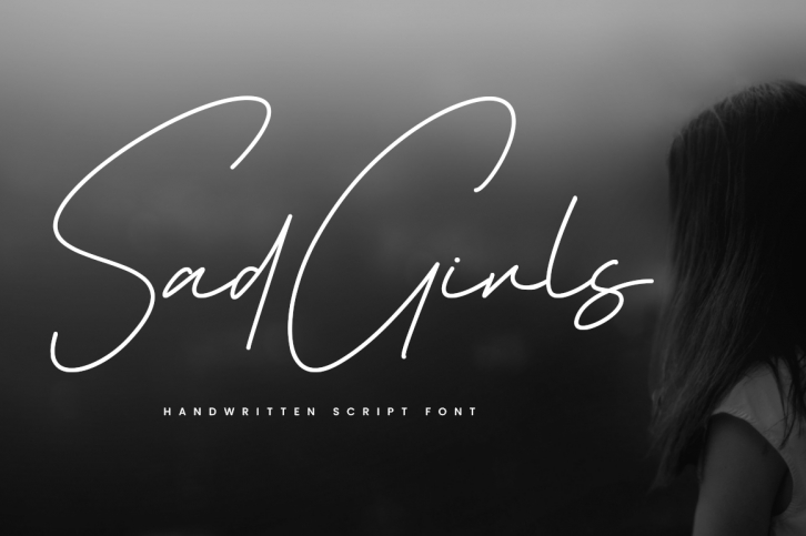 Sad girls Font Download