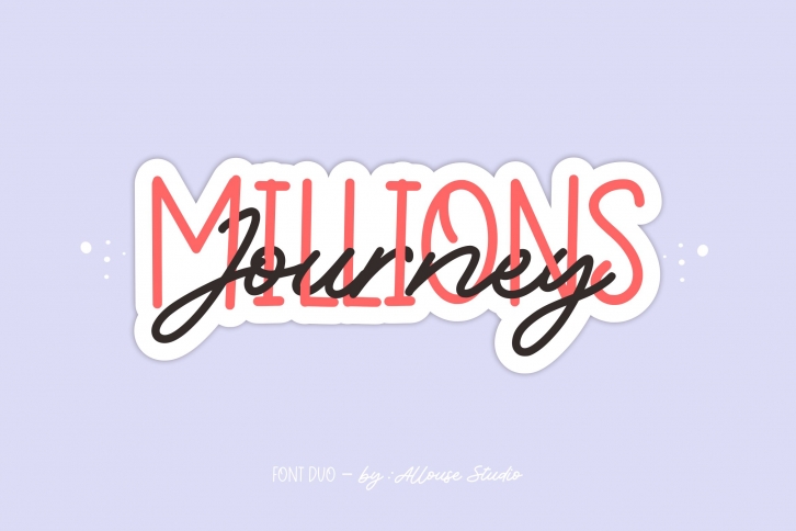Millions Journey Font Download