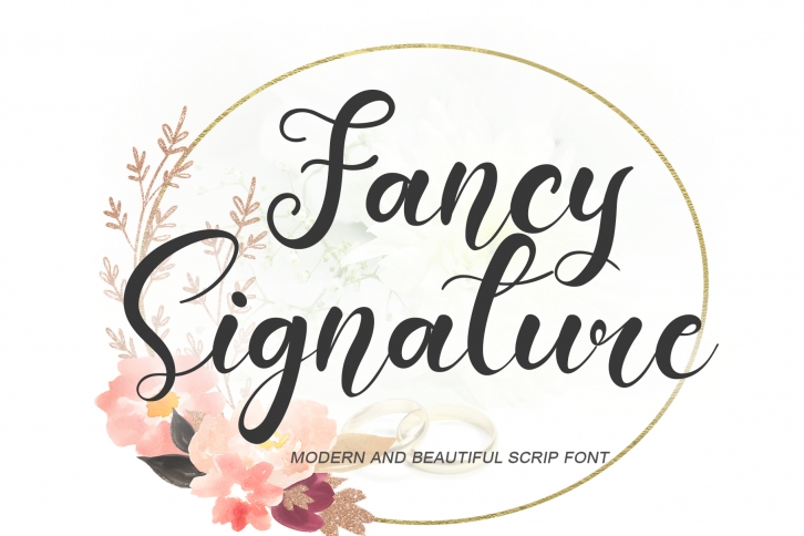 Fancy Signature Font Download