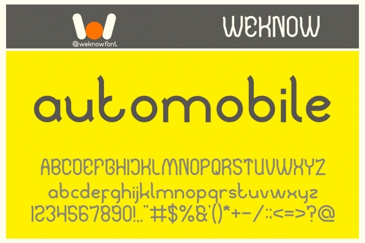 Automobile Font Download