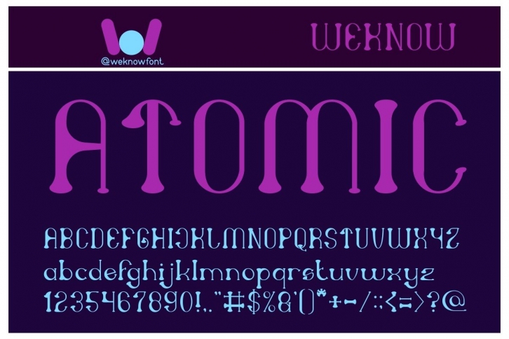 Atomic Font Download