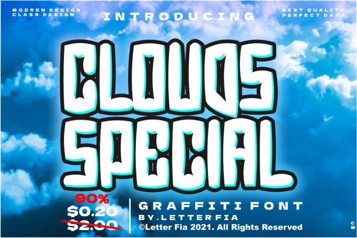 Clouds Special Font Download