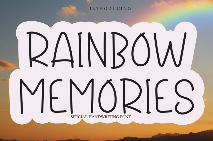 Rainbow Memories Font Download