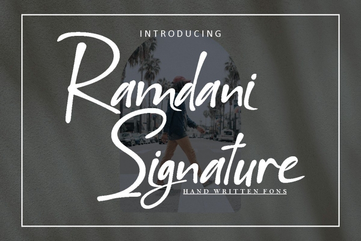 Ramdani Signature Font Download