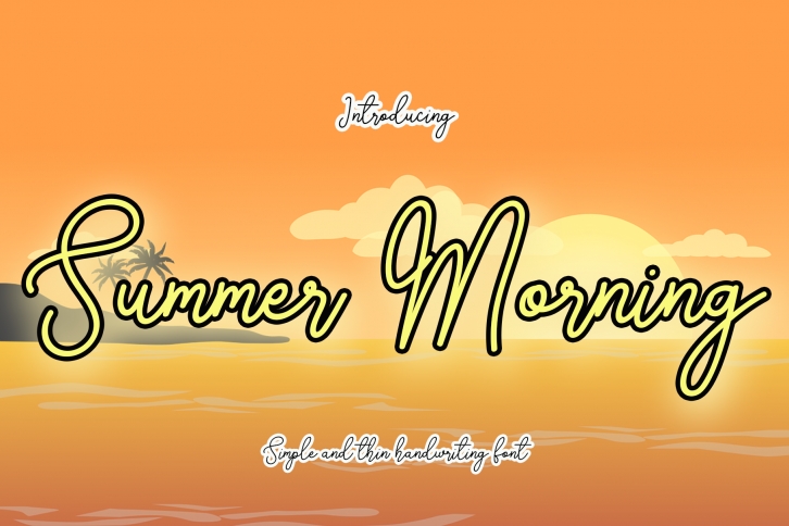 Summer Morning Font Download