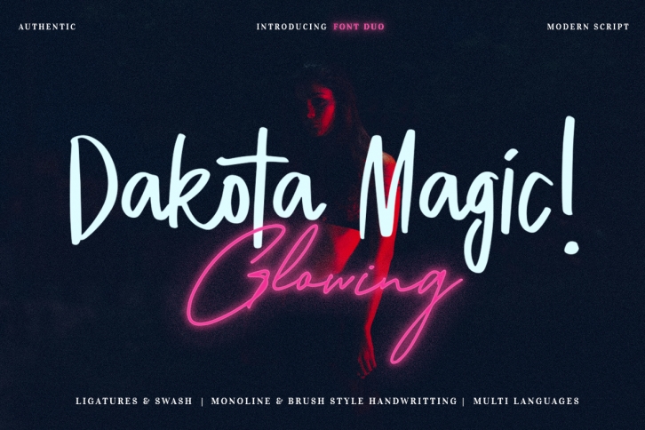 Dakota Magic! Glowing Font Download