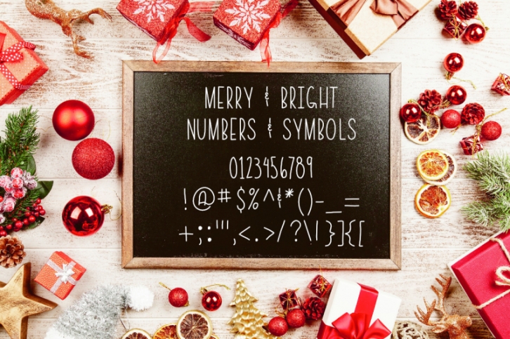 Merry & Bright All Caps Font Font Download