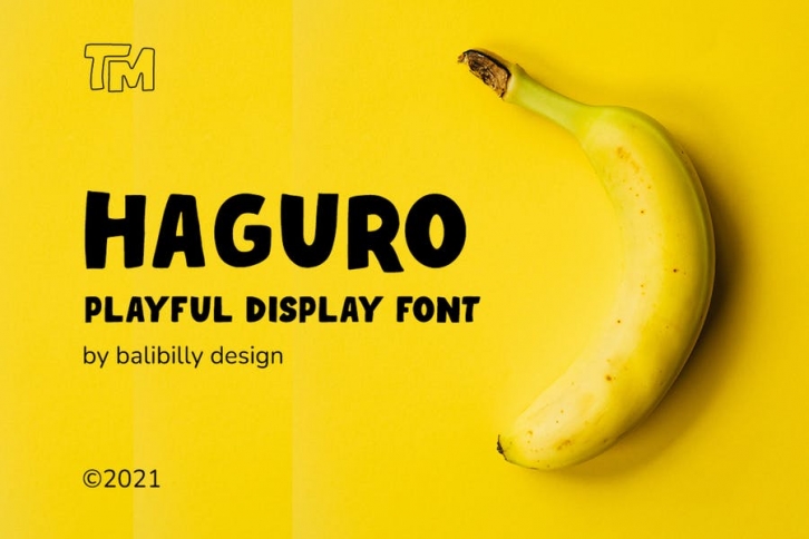 Haguro | Bold Display Font Font Download