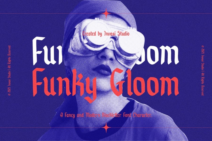 Funky Gloom - Fancy Blackletter Font Download
