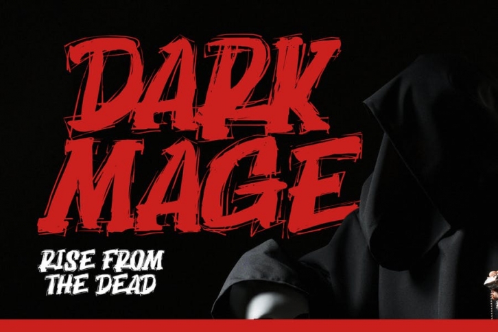 DS Dark Mage -  Scary Typeface Font Download