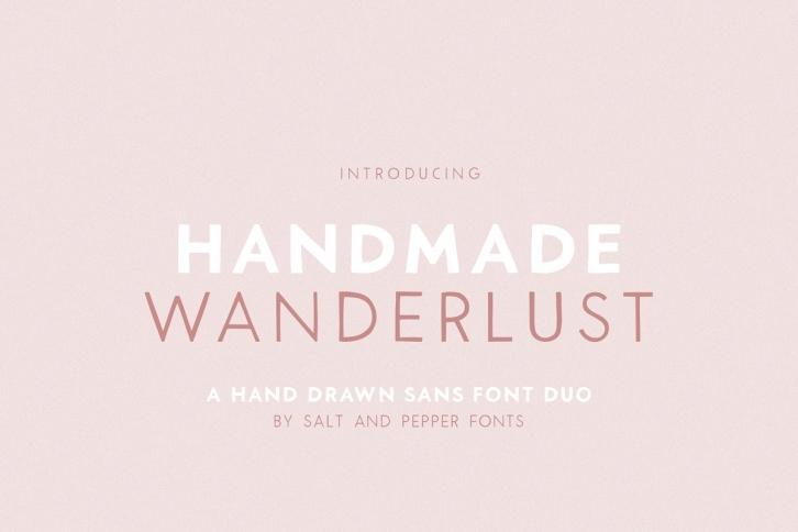 Handmade Wanderlust Duo Font Download