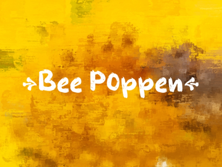 B Bee Polle Font Download