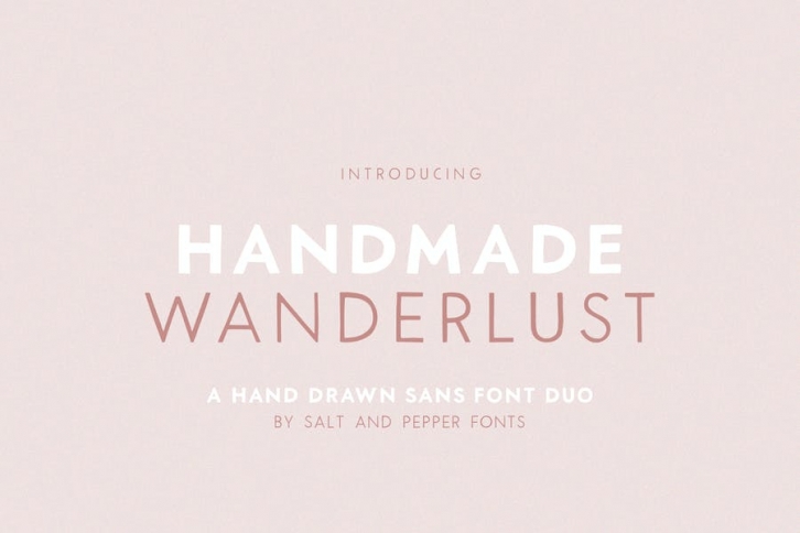 Handmade Wanderlust Font Duo Font Download