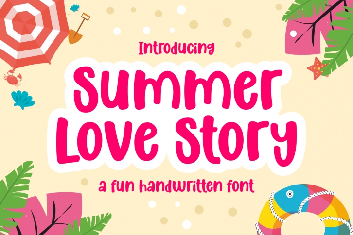 Summer Love Story Font Download