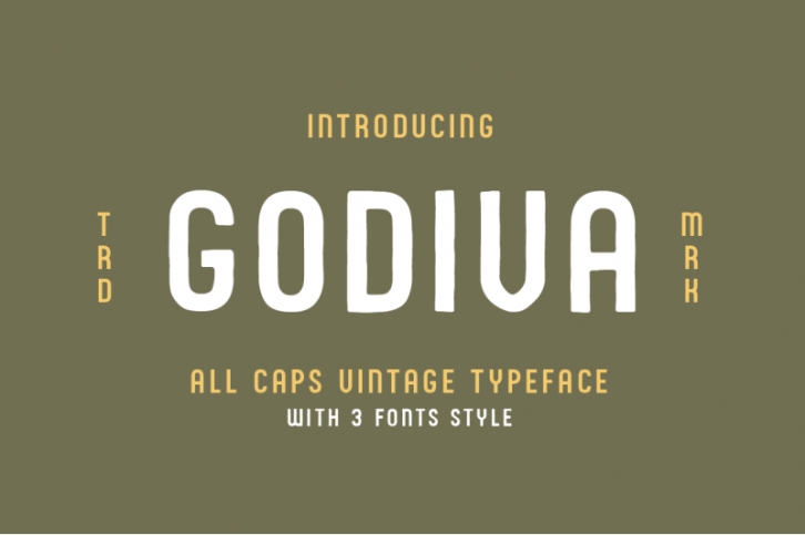 Godiva Vintage Font Family Font Download