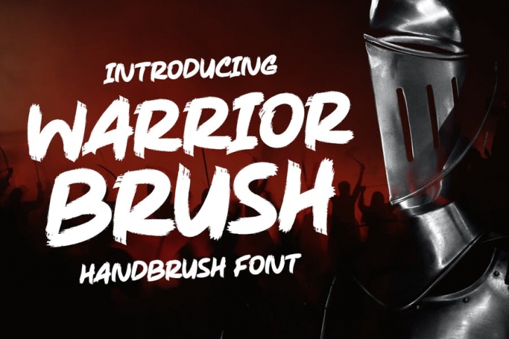 DS Warrior Brush - Handbrush Font Font Download