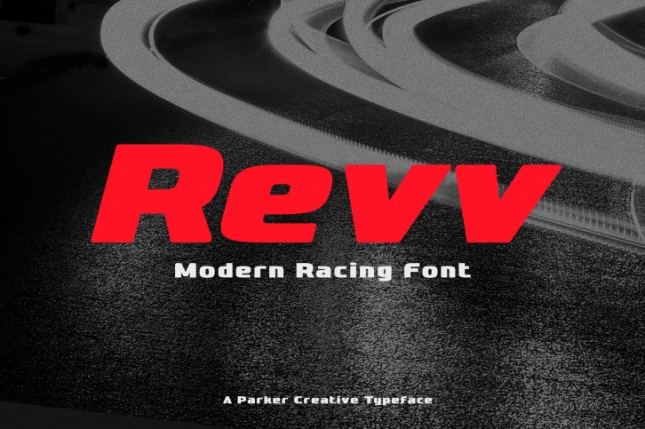 Revv Modern Racing Font Download