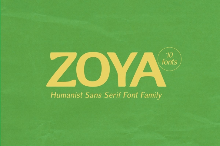 ZOYA Font Download