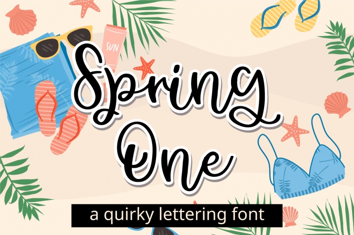 Spring One Font Download