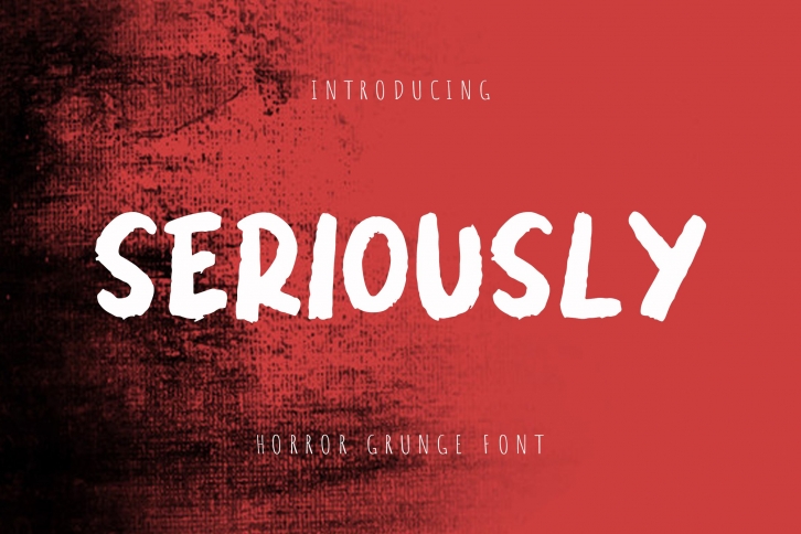 Seriously Font Download