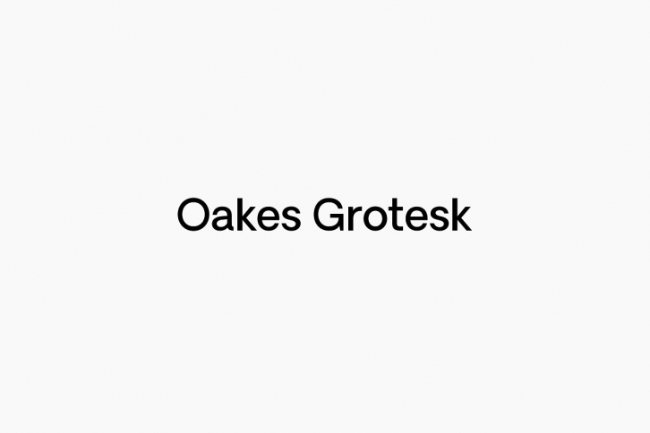 Oakes Grotesk Font Download