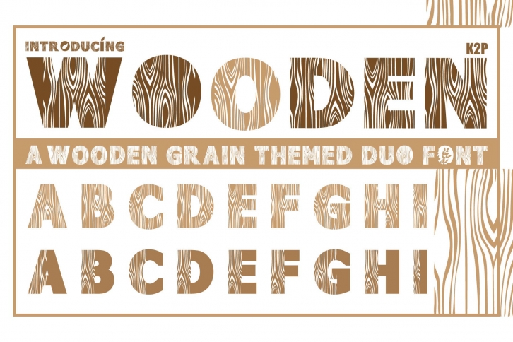 Wooden Duo Font Download