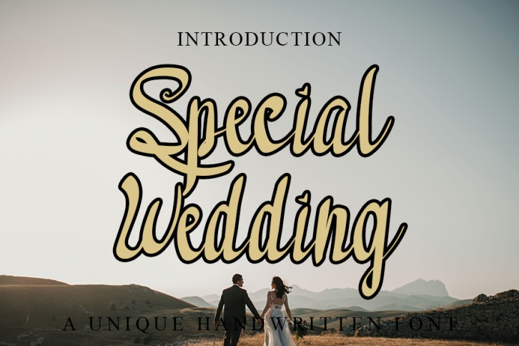 Special Wedding Font Download