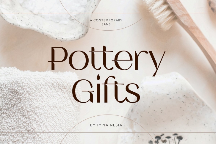 Pottery Gifts Sans Font Download