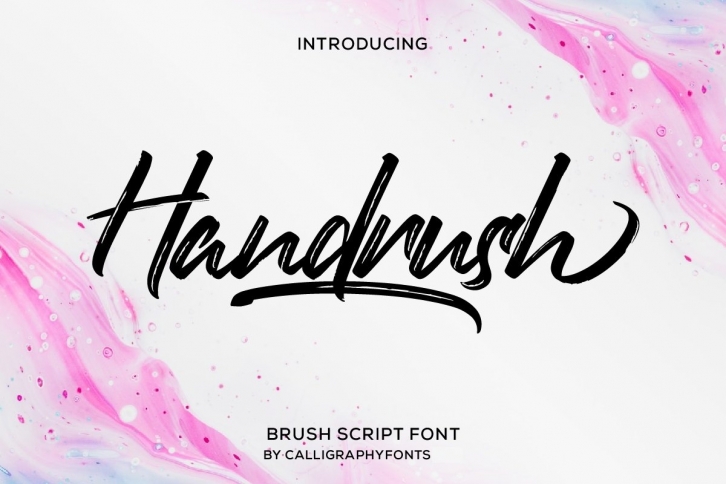 Handrush Font Download