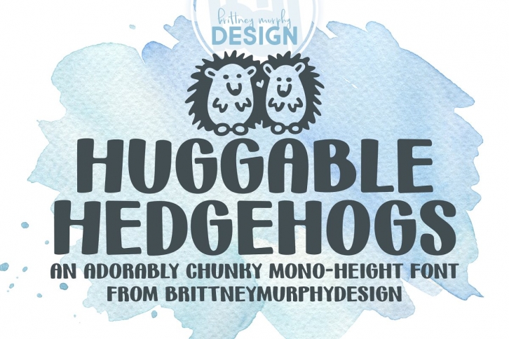 Huggable Hedgehogs Font Download