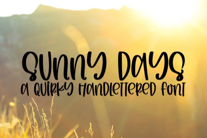 Sunny Days Font Download