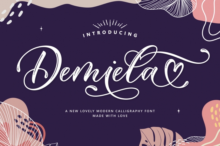 Demiela Script Font Download