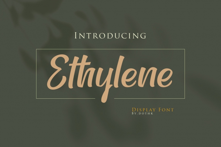 Ethylene Font Download