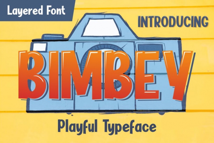 DS Bimbey - Playful Typeface Font Download