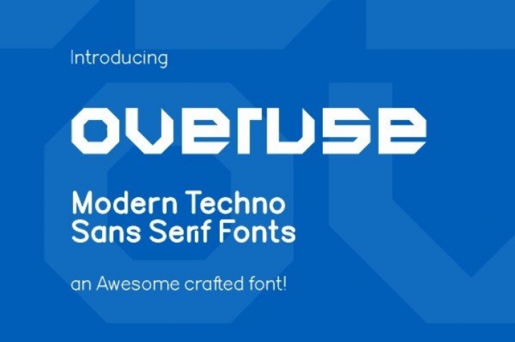 Overuse Font Download