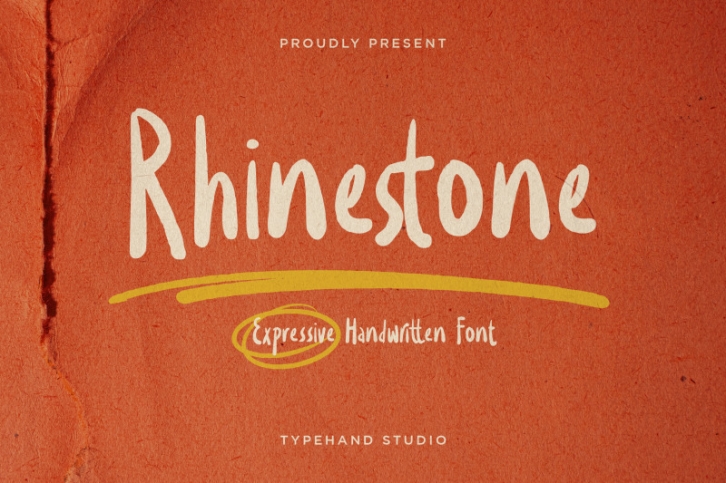 Rhinestone - Expressive Handwritten Font Download