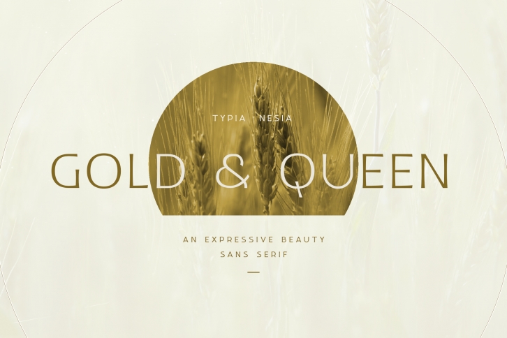 Gold and Queen Font Download