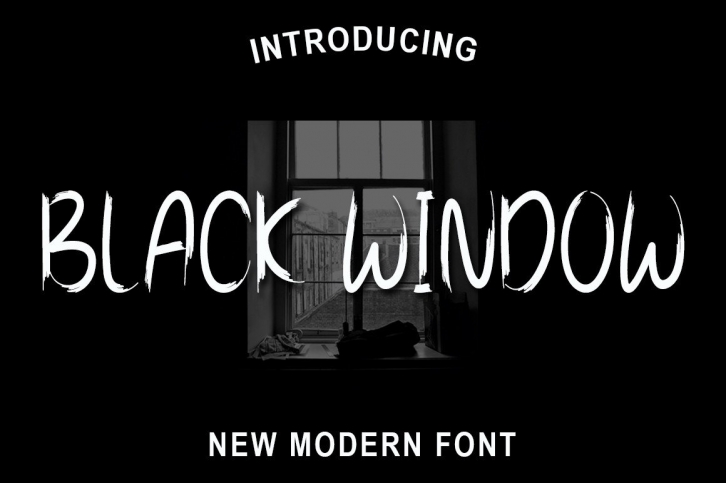 Black Window Font Download