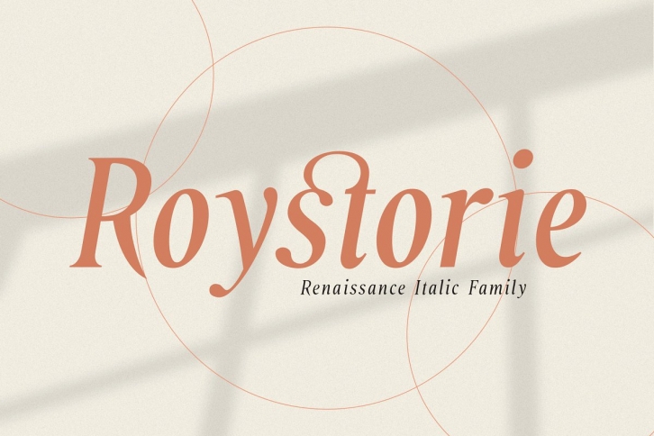Roystorie Italic Family Font Download