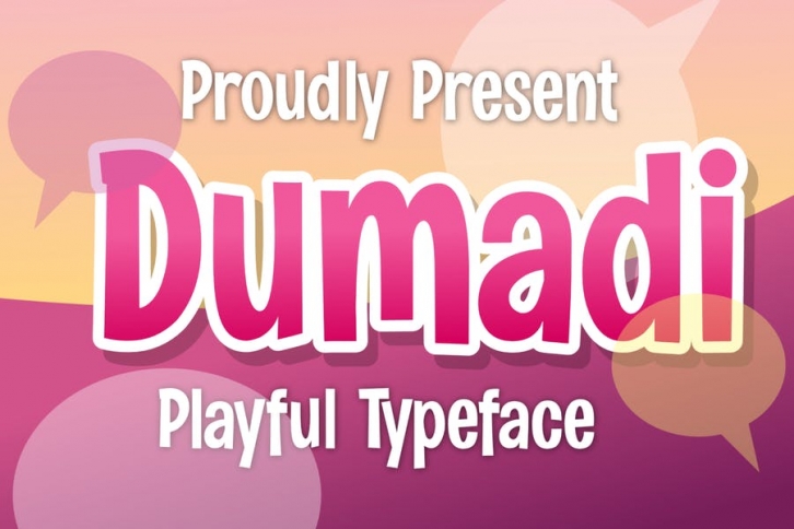 DS Dumadi - Playful Typeface Font Download
