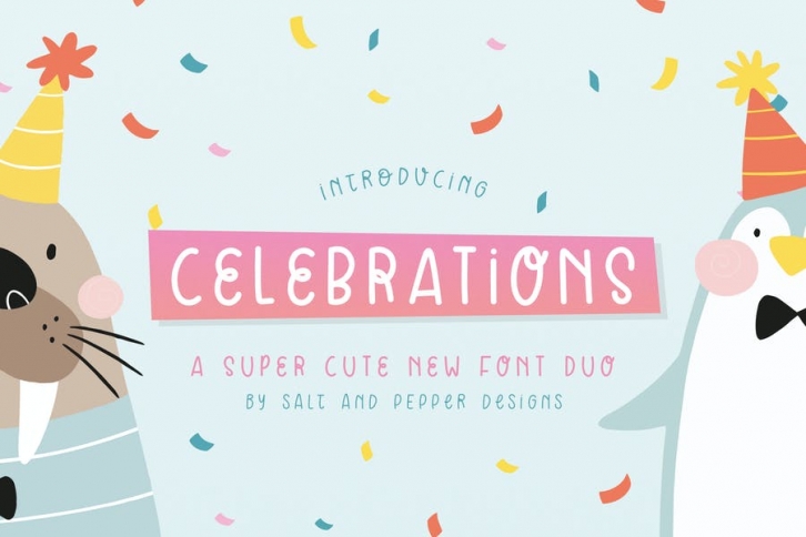 Celebrations Font Duo Font Download