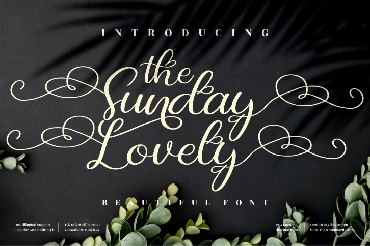 The Sunday Lovely Font Download