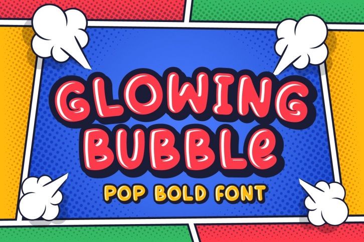 Glowing Bubble Font Download