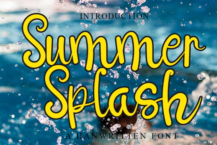 Summer Splash Font Download
