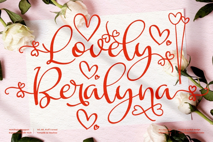 Lovely Beralyna Font Download