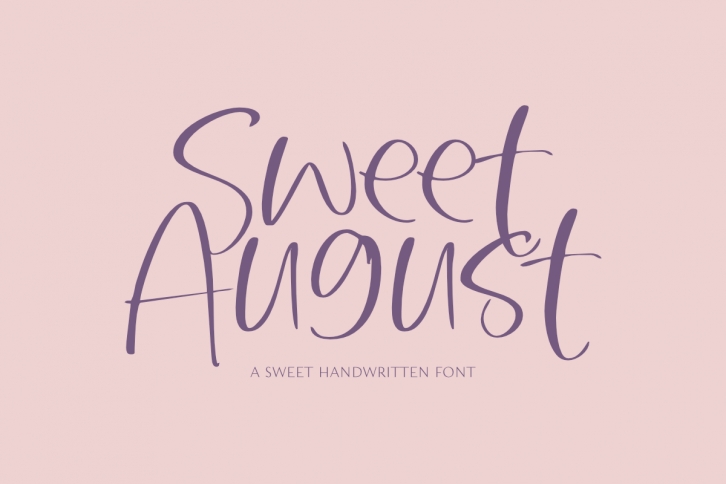 Sweet August Font Download